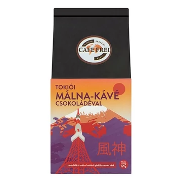 Kávé szemes CAFE FREI Tokiói Csoki-Málna 125g Kávé szemes CAFE FREI Tokiói Csoki-Málna 125g