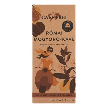 Kávékapszula CAFE FREI Nespresso Római mogyoró 9 kapszula/doboz Kávékapszula CAFE FREI Nespresso Római mogyoró 9 kapszula/doboz