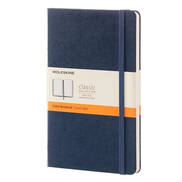 Notesz MOLESKINE QP060B20 "L" vonalas kemény fedeles zafírkék Notesz MOLESKINE QP060B20 "L" vonalas kemény fedeles zafírkék