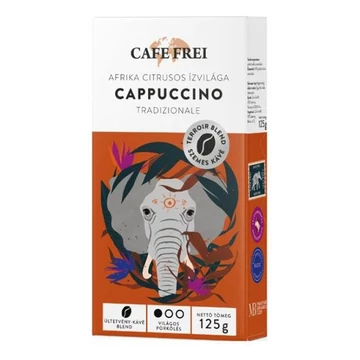 Kávé szemes CAFE FREI Afrikai Cappuccino Tradizionale 125g Kávé szemes CAFE FREI Afrikai Cappuccino Tradizionale 125g
