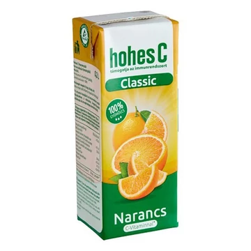 Gyümölcslé HOHES C Narancs 100% 0,2L Gyümölcslé HOHES C Narancs 100% 0,2L