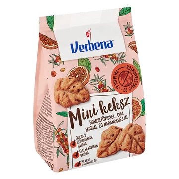 Keksz VERBENA narancs-homoktövis 90g Keksz VERBENA narancs-homoktövis 90g