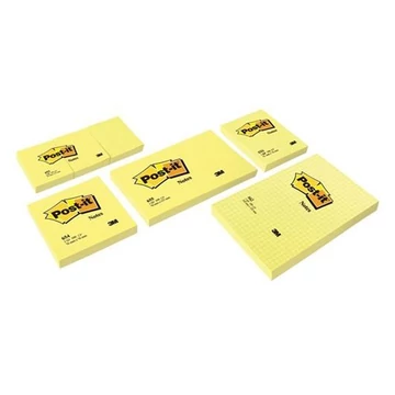 Öntapadós jegyzet 3M Post-it 76x76mm sárga 12x100 lap Öntapadós jegyzet 3M Post-it 76x76mm sárga 12x100 lap