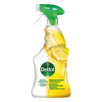 Fertőtlenítő felülettisztító spray DETTOL Power&Fresh citrom és lime 500ml Fertőtlenítő felülettisztító spray DETTOL Power&Fresh citrom és lime 500ml