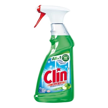 Ablaktisztító szórófejes CLIN Apple 500ml Ablaktisztító szórófejes CLIN Apple 500ml