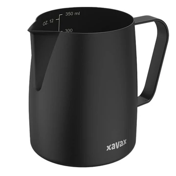 Tejeskancsó XAVAX nemesacél 350ml fekete Tejeskancsó XAVAX nemesacél 350ml fekete