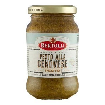 Üveges szósz BERTOLLI Pesto Genovese 185g Üveges szósz BERTOLLI Pesto Genovese 185g