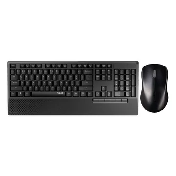 Billentyűzet + egér vezeték nélküli RAPOO X1960 2,4 Ghz fekete Billentyűzet + egér vezeték nélküli RAPOO X1960 2,4 Ghz fekete