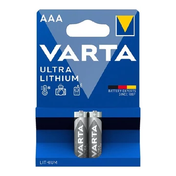 Elem mikro VARTA Ultra Líthium AAA 2-es Elem mikro VARTA Ultra Líthium AAA 2-es