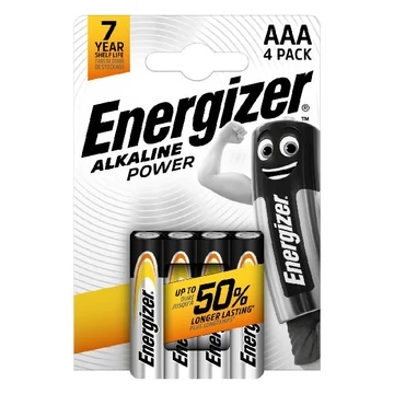 Elem mikro ENERGIZER "AlkalinePower" AAA 4 db-os Elem mikro ENERGIZER "AlkalinePower" AAA 4 db-os