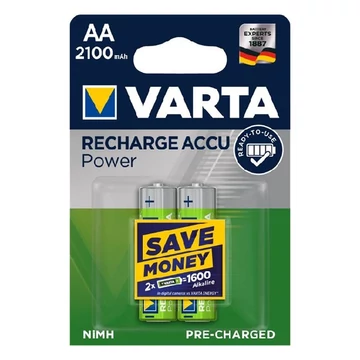 Akkumulátor ceruza VARTA Power AA előtöltött 2x2100 mAh Akkumulátor ceruza VARTA Power AA előtöltött 2x2100 mAh