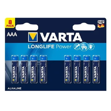 Elem mikro VARTA Longlife Power AAA 8-es Elem mikro VARTA Longlife Power AAA 8-es