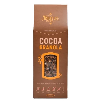 Granola HESTER’S Cocoa kakaós 320g Granola HESTER’S Cocoa kakaós 320g