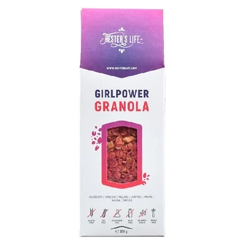 Granola HESTER’S Girlpower málnás 320g Granola HESTER’S Girlpower málnás 320g