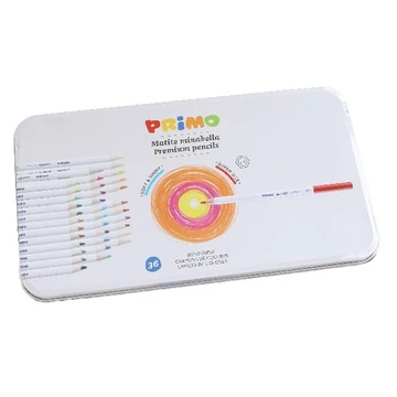 Színes ceruza PRIMO Minabella hatszögletű fémdobozos 36 db/készlet Színes ceruza PRIMO Minabella hatszögletű fémdobozos 36 db/készlet