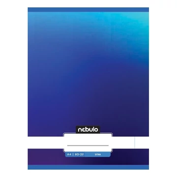 Füzet NEBULO A/4 32 lapos sima 80-32 Monochrome és Gradient fiús 12 db/csomag Füzet NEBULO A/4 32 lapos sima 80-32 Monochrome és Gradient fiús 12 db/csomag