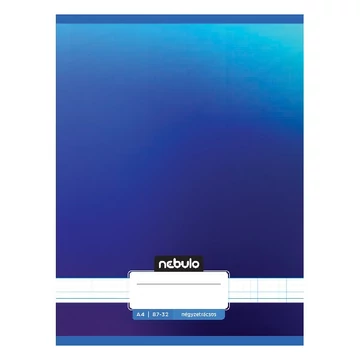 Füzet NEBULO A/4 32 lapos kockás 87-32 Monochrome és Gradient fiús 12 db/csomag Füzet NEBULO A/4 32 lapos kockás 87-32 Monochrome és Gradient fiús 12 db/csomag