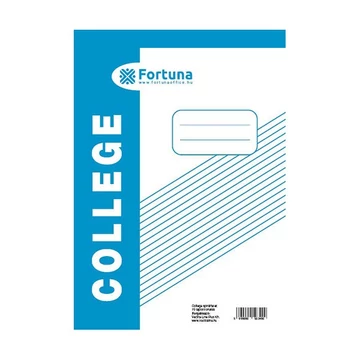 Jegyzettömb spirálos FORTUNA College A/5 50 lapos vonalas Jegyzettömb spirálos FORTUNA College A/5 50 lapos vonalas