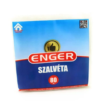 Szalvéta ENGER kockás 1 rétegű 29x29 cm 80 darabos Szalvéta ENGER kockás 1 rétegű 29x29 cm 80 darabos