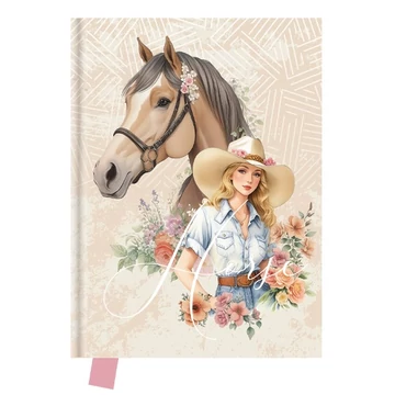 Emlékkönyv JUNIOR Horse szív alakú lakattal Emlékkönyv JUNIOR Horse szív alakú lakattal