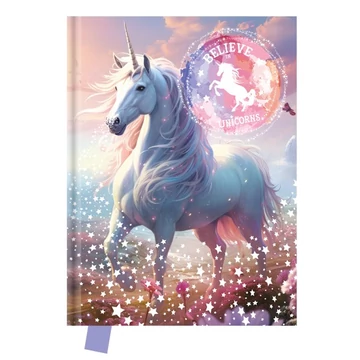 Emlékkönyv JUNIOR Unicorn szív alakú lakattal Emlékkönyv JUNIOR Unicorn szív alakú lakattal