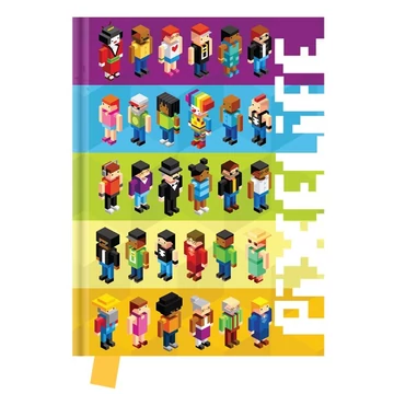 Emlékkönyv JUNIOR Pixelife szív alakú lakattal Emlékkönyv JUNIOR Pixelife szív alakú lakattal