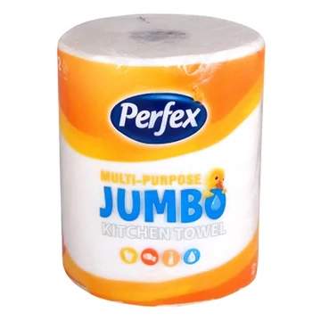 Kéztörlő tekercses háztartási PERFEX Boni Jumbo 2 rétegű 1 tekercses Kéztörlő tekercses háztartási PERFEX Boni Jumbo 2 rétegű 1 tekercses