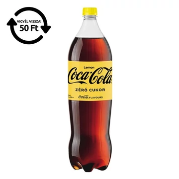 Üdítőital szénsavas COCA-COLA Zero Citrom 1,75L DRS Üdítőital szénsavas COCA-COLA Zero Citrom 1,75L DRS