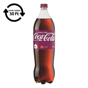 Üdítőital szénsavas COCA-COLA Cherry Zero 1,75L DRS Üdítőital szénsavas COCA-COLA Cherry Zero 1,75L DRS