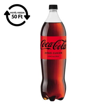 Üdítőital szénsavas COCA-COLA Zero 1,75L DRS Üdítőital szénsavas COCA-COLA Zero 1,75L DRS