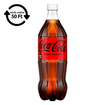 Üdítőital szénsavas COCA-COLA Zero 1L DRS Üdítőital szénsavas COCA-COLA Zero 1L DRS