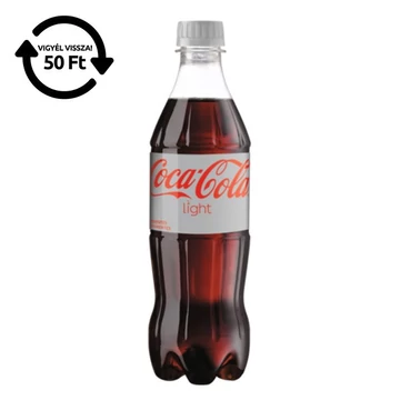 Üdítőital szénsavas COCA-COLA Light 0,5L DRS Üdítőital szénsavas COCA-COLA Light 0,5L DRS