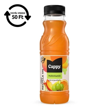 Gyümölcslé CAPPY Multivitamin 50%-os 0,33L DRS Gyümölcslé CAPPY Multivitamin 50%-os 0,33L DRS