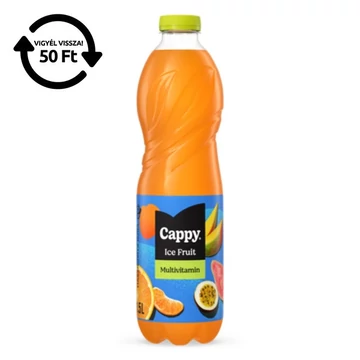Üdítőital szénsavmentes CAPPY Ice Fruit Multivitamin 12%-os 1,5L DRS Üdítőital szénsavmentes CAPPY Ice Fruit Multivitamin 12%-os 1,5L DRS