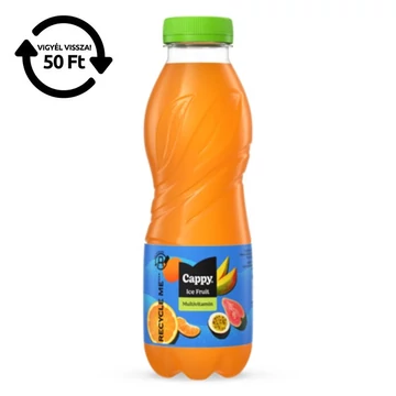 Üdítőital szénsavmentes CAPPY Ice Fruit Multivitamin 12%-os 0,5L DRS Üdítőital szénsavmentes CAPPY Ice Fruit Multivitamin 12%-os 0,5L DRS