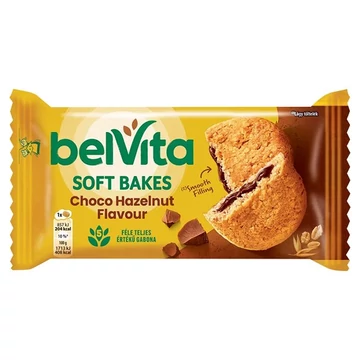 Keksz BELVITA Jó Reggelt! Softy csokoládés-mogyorós töltelékkel 50g Keksz BELVITA Jó Reggelt! Softy csokoládés-mogyorós töltelékkel 50g