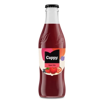 Gyümölcslé CAPPY Eper 35% üveges 0,25L DRS Gyümölcslé CAPPY Eper 35% üveges 0,25L DRS