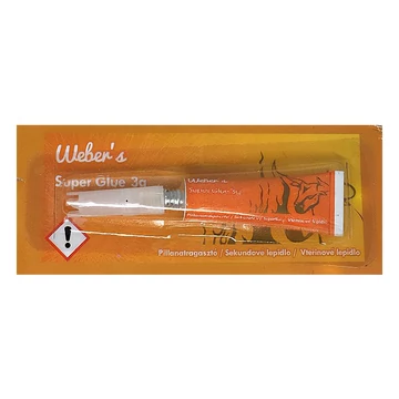 Pillanatragasztó WEBER`S Glue 3 gr Pillanatragasztó WEBER`S Glue 3 gr