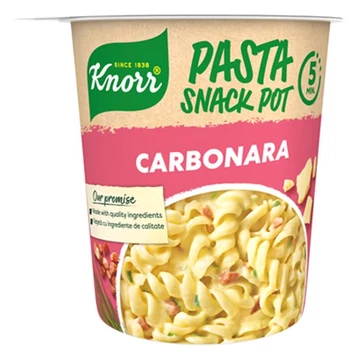 Instant tészta KNORR Snack Sajtos-tejszínes szósz 71g Instant tészta KNORR Snack Sajtos-tejszínes szósz 71g