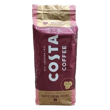 Kávé szemes COSTA COFFEE Café Crema Velvet 1kg Kávé szemes COSTA COFFEE Café Crema Velvet 1kg