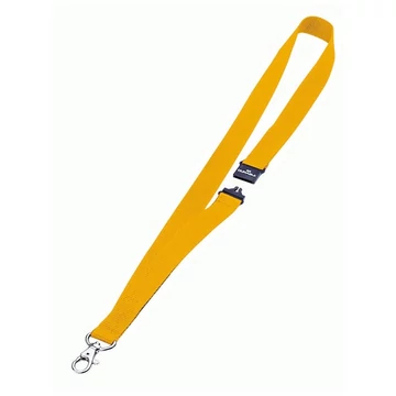 Nyakpánt DURABLE biztonsági zárral 20 mm sárga Nyakpánt DURABLE biztonsági zárral 20 mm sárga