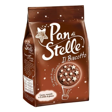 Keksz MULINO BIANCO pan di stelle kakaós 350g Keksz MULINO BIANCO pan di stelle kakaós 350g