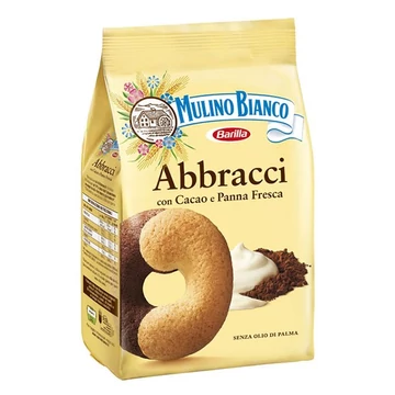 Keksz MULINO BIANCO abbracci krémes kakaós 350g Keksz MULINO BIANCO abbracci krémes kakaós 350g