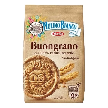 Keksz MULINO BIANCO buongrano teljes kiörlésű 350g Keksz MULINO BIANCO buongrano teljes kiörlésű 350g