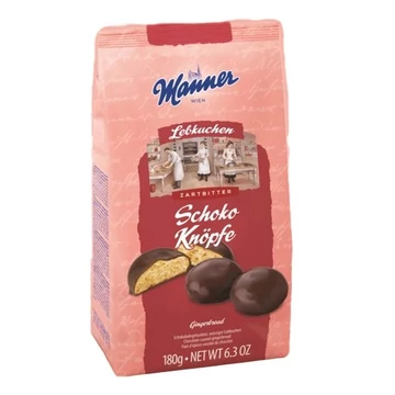 Mézeskalács MANNER Knöpfe csokis puszedli 180 g Mézeskalács MANNER Knöpfe csokis puszedli 180 g