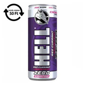 Energiaital HELL Zero ribizli-grapefruit 0,25L DRS Energiaital HELL Zero ribizli-grapefruit 0,25L DRS