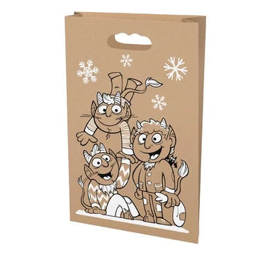 Mikulástáska barna papír 26x41x11cm 50 db/csomag Mikulástáska barna papír 26x41x11cm 50 db/csomag